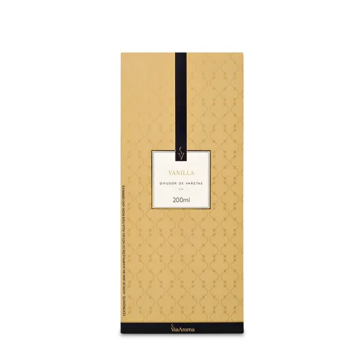 Difusor de Varetas Vanilla Via Aroma - 200ml Produto Difusor de Varetas Vanilla Via Aroma - 200ml