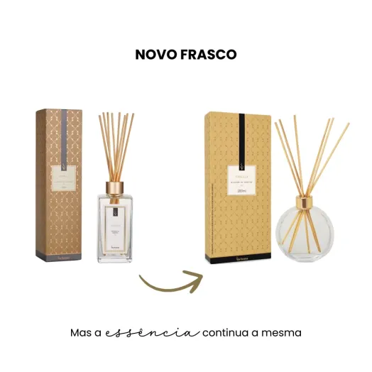 Difusor de Varetas Vanilla Via Aroma - 200ml Produto Difusor de Varetas Vanilla Via Aroma - 200ml