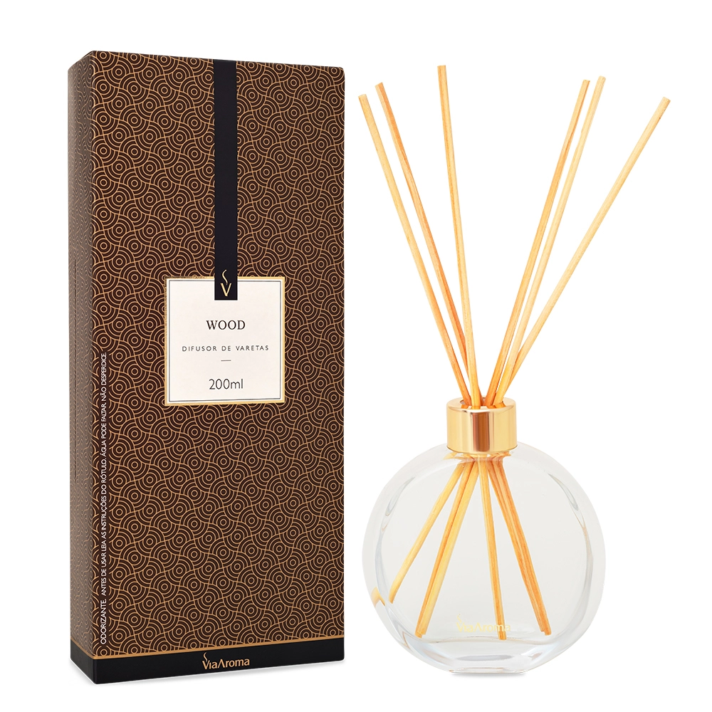 Difusor de Varetas Wood Via Aroma -  200ml
