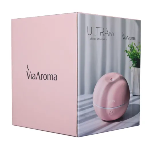 Difusor Ultrassônico ULTRA Rosa Via Aroma - 150ml Produto Difusor Ultrassônico ULTRA Rosa Via Aroma - 150ml