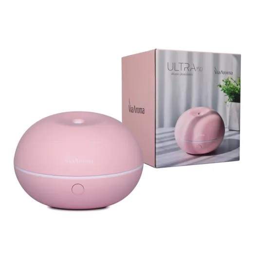 Difusor Ultrassônico ULTRA Rosa Via Aroma - 150ml Produto Difusor Ultrassônico ULTRA Rosa Via Aroma - 150ml