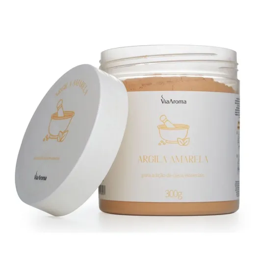 Argila Amarela Via Aroma - 300g Produto Argila Amarela Via Aroma - 300g