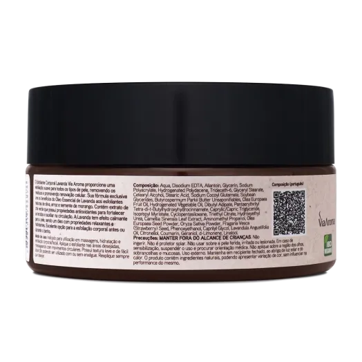 Esfoliante Corporal Lavanda Aromatherapy Via Aroma - 200g Produto Esfoliante Corporal Lavanda Aromatherapy Via Aroma - 200g