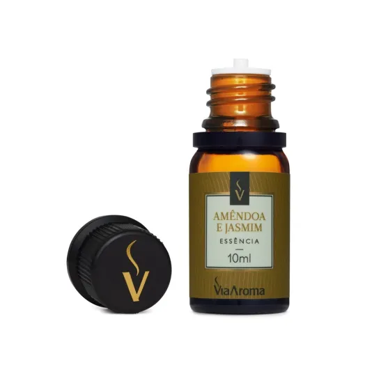 Essência Amêndoa e Jasmim Via Aroma - 10ml Produto Essência Amêndoa e Jasmim Via Aroma - 10ml