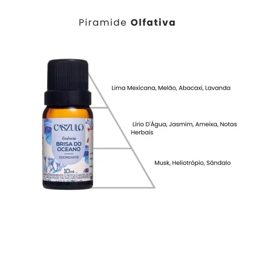 Essência Brisa do Oceano Caszulo - 10ml Produto Essência Brisa do Oceano Caszulo - 10ml