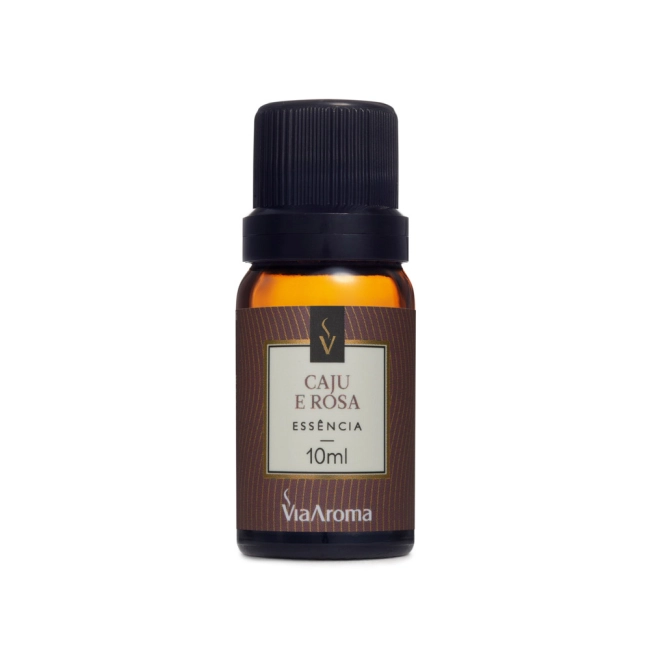 Ess&ecirc;ncia Caju e Rosa Via Aroma - 10ml