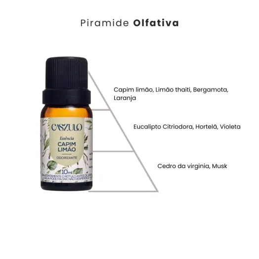 Essência Capim Limão Caszulo - 10ml Produto Essência Capim Limão Caszulo - 10ml