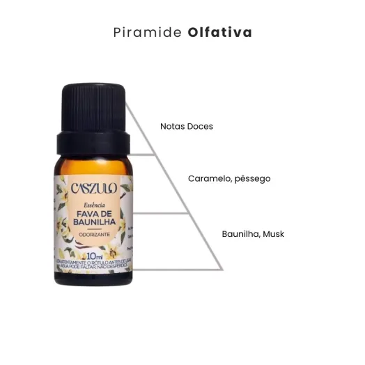 Essência Fava de Baunilha Caszulo - 10ml Produto Essência Fava de Baunilha Caszulo - 10ml