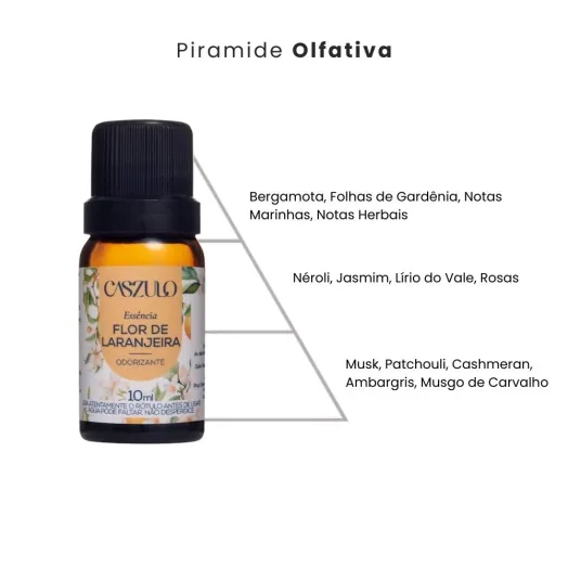 Essência Flor de Laranjeira Caszulo - 10ml Produto Essência Flor de Laranjeira Caszulo - 10ml
