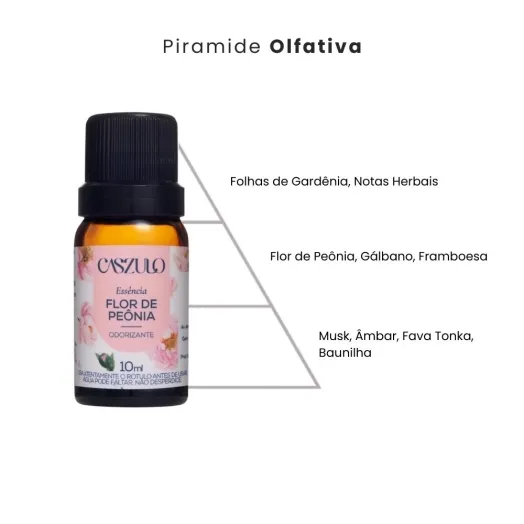 Essência Flor de Peônia Caszulo - 10ml Produto Essência Flor de Peônia Caszulo - 10ml