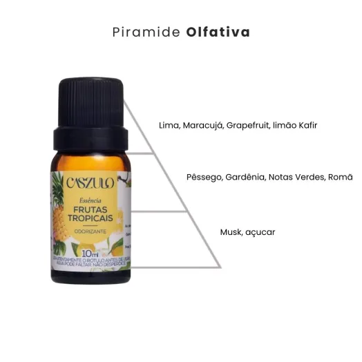 Essência Frutas Tropicais Caszulo - 10ml Produto Essência Frutas Tropicais Caszulo - 10ml