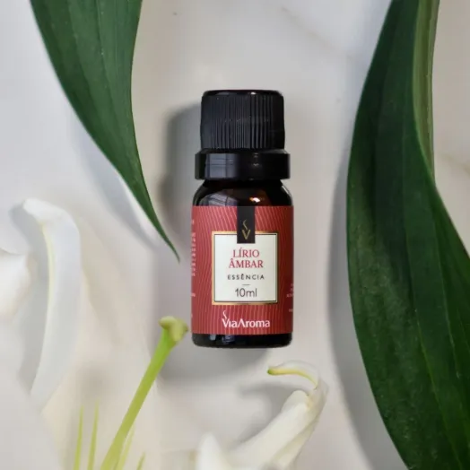 Essência Lírio Âmbar Via Aroma - 10 ml Produto Essência Lírio Âmbar Via Aroma - 10 ml
