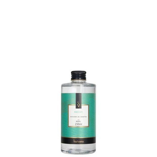 Refil Difusor de Varetas Breeze Via Aroma - 250ml Produto Refil Difusor de Varetas Breeze Via Aroma - 250ml