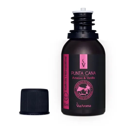 Essência Hidrossolúvel Punta Cana Ameixa & Vanilla Linha Mundo Via Aroma - 30ml Produto Essência Hidrossolúvel Punta Cana Ameixa & Vanilla Linha Mundo Via Aroma - 30ml