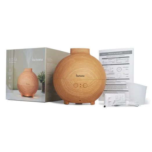 Difusor Ultrassônico Ultra Via Aroma - 600ml Produto Difusor Ultrassônico Ultra Via Aroma - 600ml