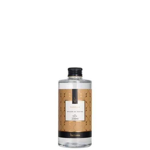 Refil Difusor de Varetas Vanilla Via Aroma - 250ml Produto Refil Difusor de Varetas Vanilla Via Aroma - 250ml