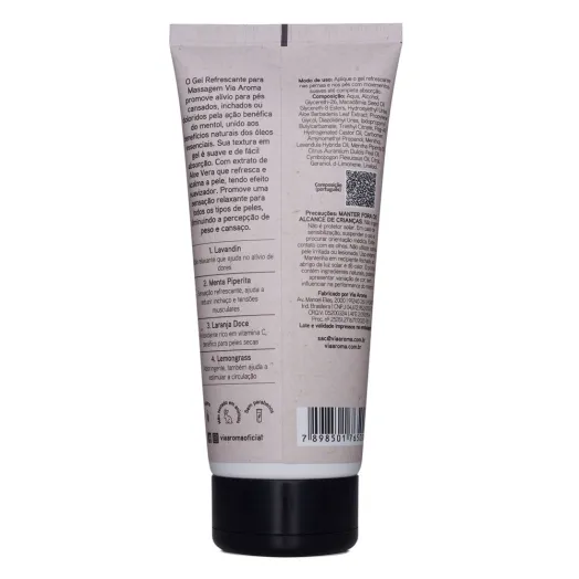 Gel Refrescante para Massagem Spa dos Pés Aromatherapy Via Aroma - 200g Produto Gel Refrescante para Massagem Spa dos Pés Aromatherapy Via Aroma - 200g