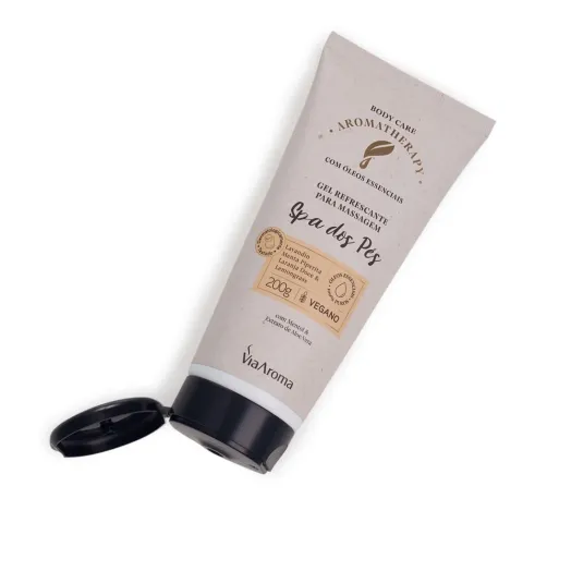 Gel Refrescante para Massagem Spa dos Pés Aromatherapy Via Aroma - 200g Produto Gel Refrescante para Massagem Spa dos Pés Aromatherapy Via Aroma - 200g