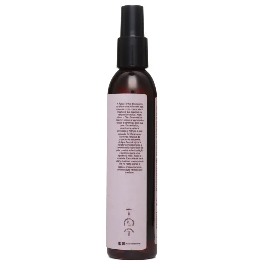 Água Termal com Óleo Essencial de Alecrim Via Aroma - 200ml Produto Água Termal com Óleo Essencial de Alecrim Via Aroma - 200ml