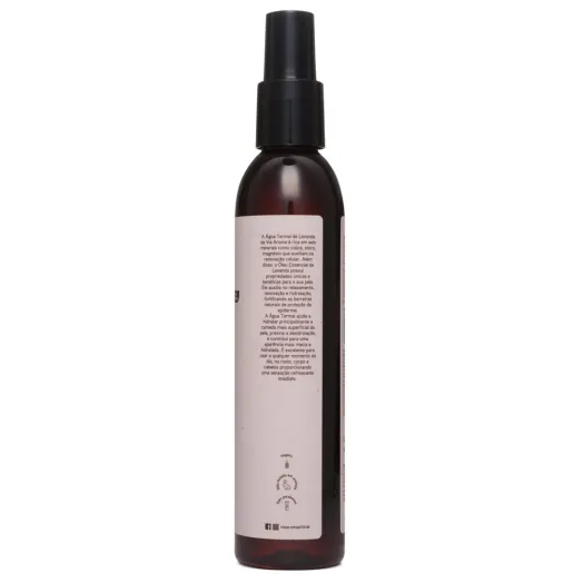 Água Termal com Óleo Essencial de Lavanda Via Aroma - 200ml Produto Água Termal com Óleo Essencial de Lavanda Via Aroma - 200ml