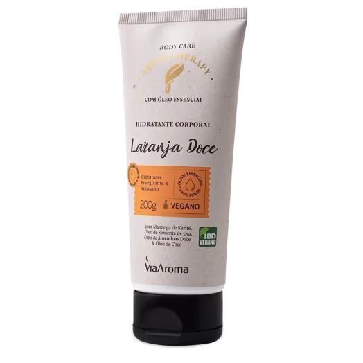 Produto Hidratante Corporal Laranja Doce Aromatherapy Via Aroma - 200g