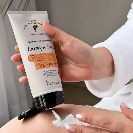 Produto Hidratante Corporal Laranja Doce Aromatherapy Via Aroma - 200g