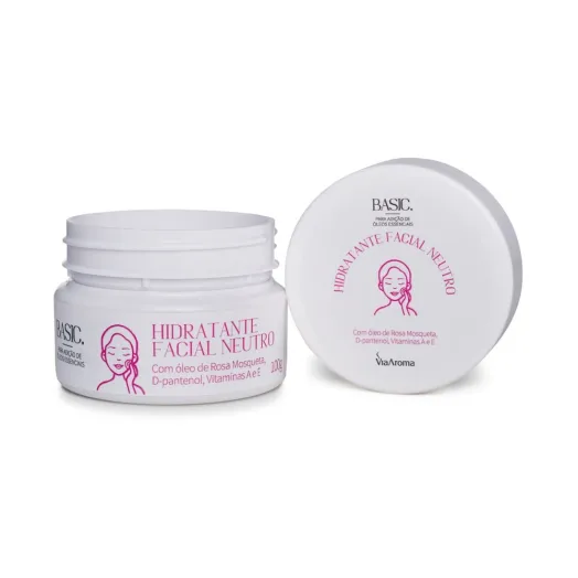 Hidratante Facial Neutro Linha Basic Via Aroma – 100g Produto Hidratante Facial Neutro Linha Basic Via Aroma – 100g