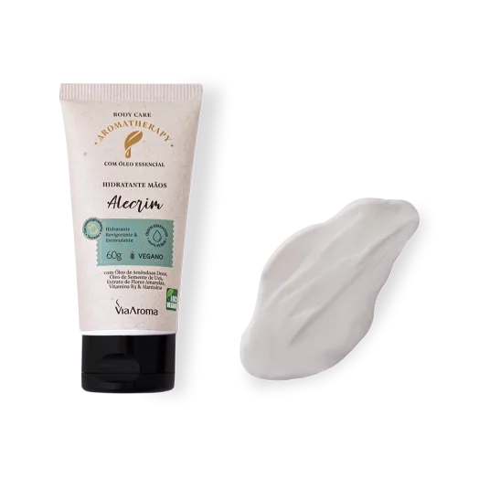 Hidratante Mãos Alecrim Aromatherapy Via Aroma - 60g Produto Hidratante Mãos Alecrim Aromatherapy Via Aroma - 60g