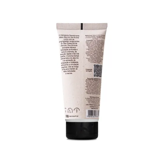 Hidratante Mãos Alecrim Aromatherapy Via Aroma - 60g Produto Hidratante Mãos Alecrim Aromatherapy Via Aroma - 60g
