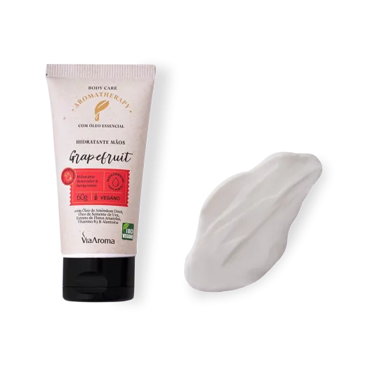 Hidratante Mãos Grapefruit Aromatherapy Via Aroma - 60g Produto Hidratante Mãos Grapefruit Aromatherapy Via Aroma - 60g