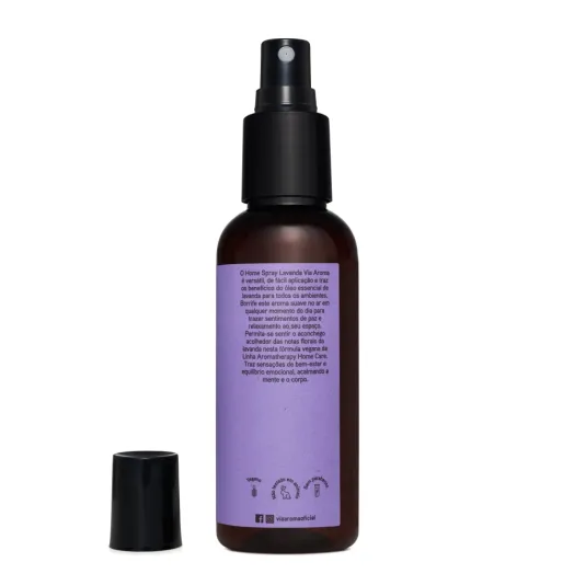 Home Spray Lavanda Aromatherapy Via Aroma - 120ml Produto Home Spray Lavanda Aromatherapy Via Aroma - 120ml