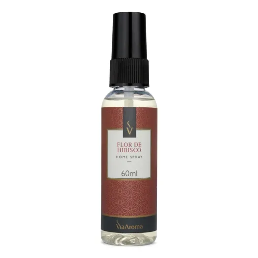 Home Spray Flor de Hibisco Via Aroma - 60ml Produto Home Spray Flor de Hibisco Via Aroma - 60ml
