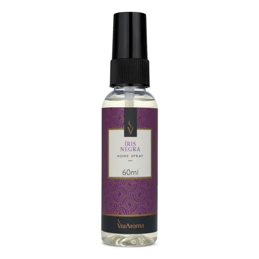 Home Spray Íris Negra Via Aroma - 60ml Produto Home Spray Íris Negra Via Aroma - 60ml