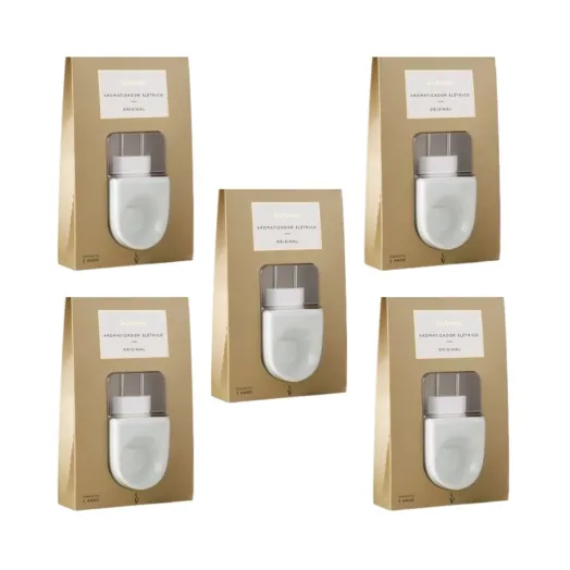 Kit 5 Aromatizadores Elétricos Original Via Aroma Produto Kit 5 Aromatizadores Elétricos Original Via Aroma