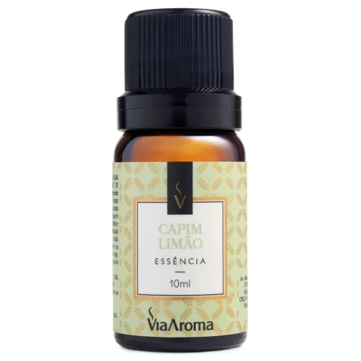 Produto Kit Aromatizador Elétrico Original mais 1 Essência Via Aroma - Capim Limão