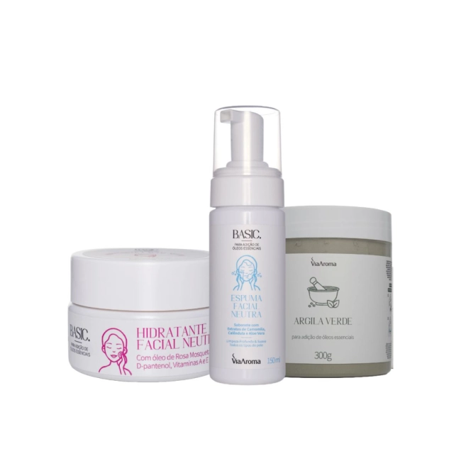 Kit Cuidado Facial Via Aroma