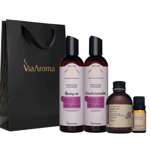 Kit Hidratação Capilar - Via Aroma Produto Kit Hidratação Capilar - Via Aroma