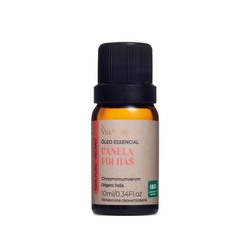 Óleo Essencial Canela Folhas Via Aroma - 10ml