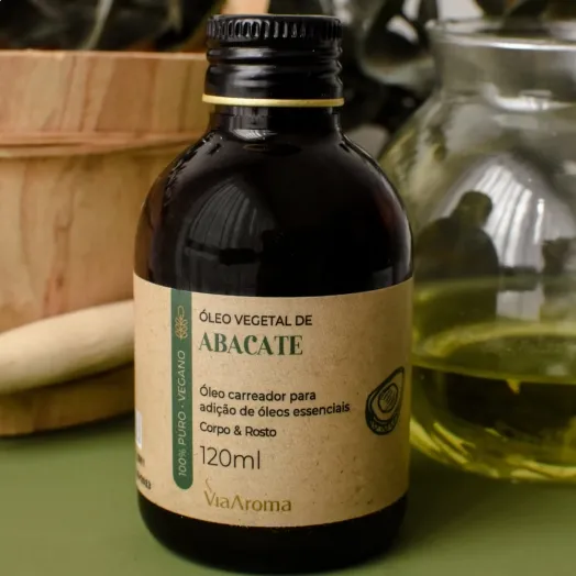 Óleo Vegetal Abacate Via Aroma - 120ml Produto Óleo Vegetal Abacate Via Aroma - 120ml