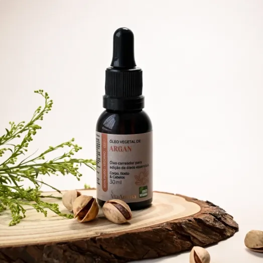 Óleo Vegetal de Argan Via Aroma - 30 ml Produto Óleo Vegetal de Argan Via Aroma - 30 ml
