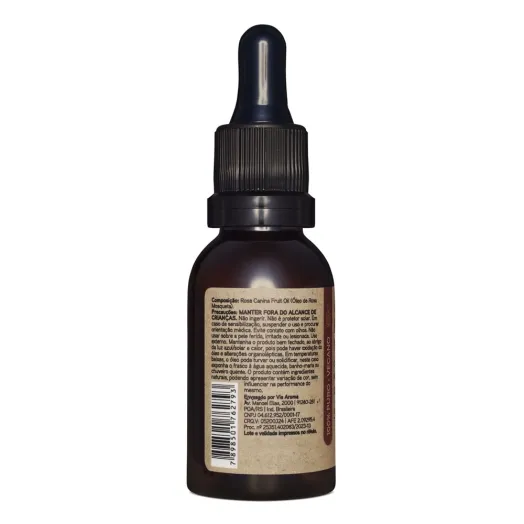 Óleo Vegetal de Rosa Mosqueta Via Aroma - 30ml Produto Óleo Vegetal de Rosa Mosqueta Via Aroma - 30ml