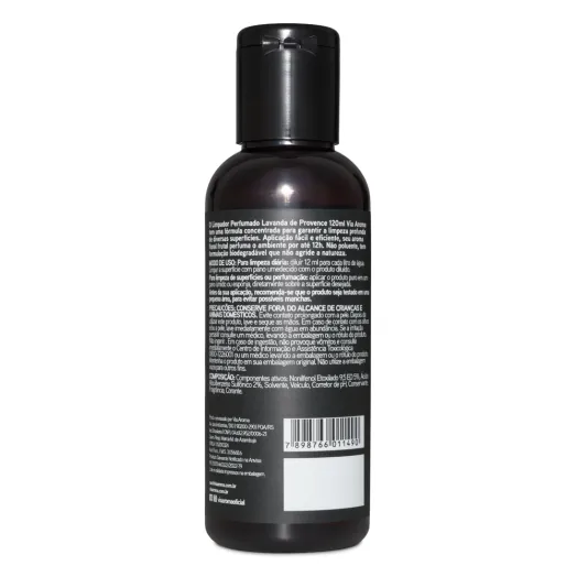 Limpador Perfumado Concentrado Lavanda de Provence Via Aroma - 120ml Produto Limpador Perfumado Concentrado Lavanda de Provence Via Aroma - 120ml