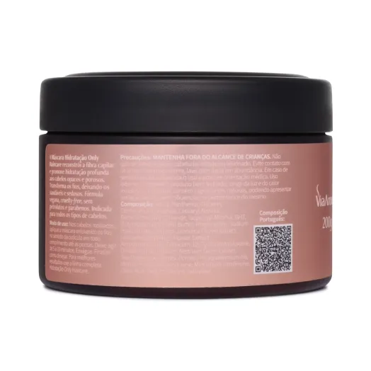 Máscara de Tratamento Hidratação Only Haircare Via Aroma - 200g Produto Máscara de Tratamento Hidratação Only Haircare Via Aroma - 200g