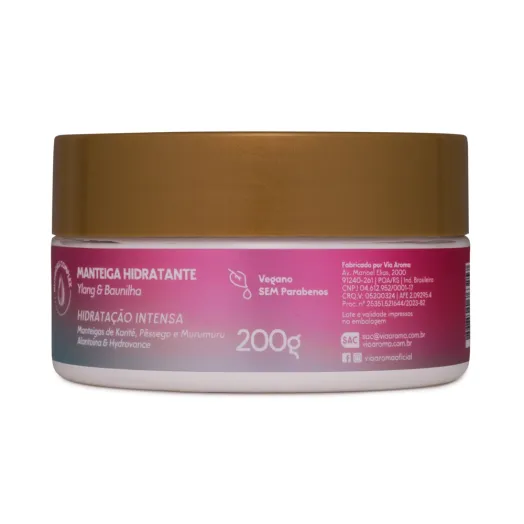 Manteiga Hidratante Desodorante Intense Passion Via Aroma - 200g Produto Manteiga Hidratante Desodorante Intense Passion Via Aroma - 200g