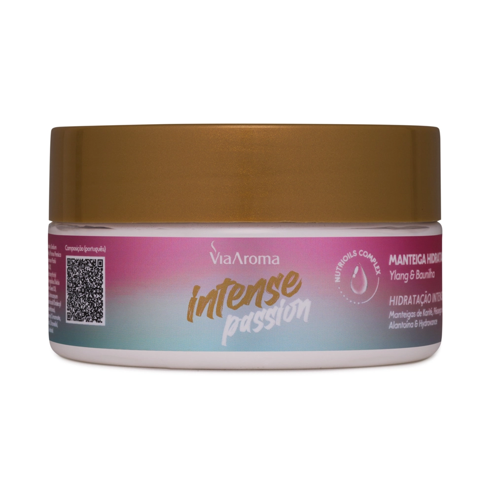 Manteiga Hidratante Desodorante Intense Passion Via Aroma - 200g