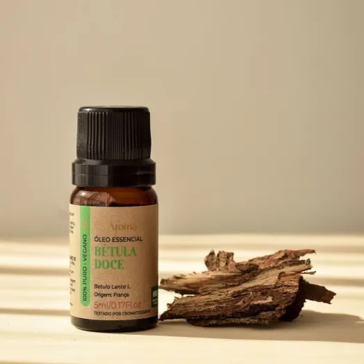 Óleo Essencial Bétula Doce Via Aroma - 5ml Produto Óleo Essencial Bétula Doce Via Aroma - 5ml