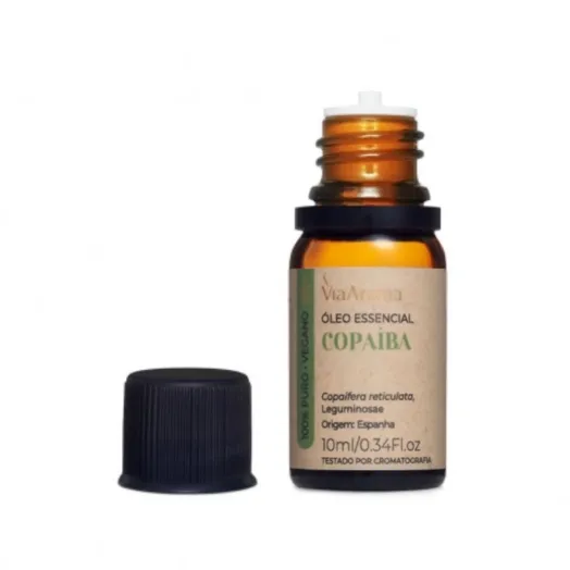 Óleo Essencial Copaíba Via Aroma - 10ml Produto Óleo Essencial Copaíba Via Aroma - 10ml