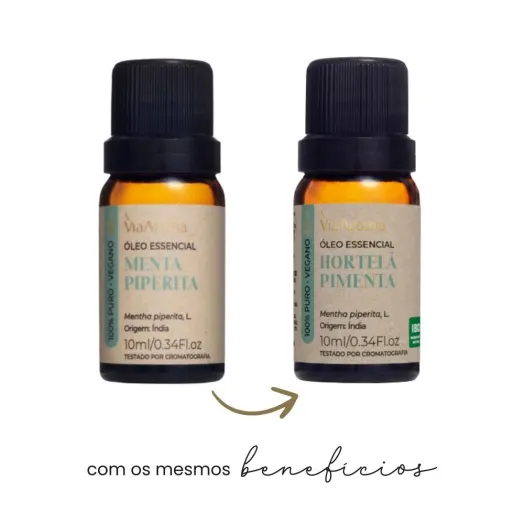 Produto Óleo Essencial Hortelã Pimenta (Menta Piperita) Via Aroma - 10ml