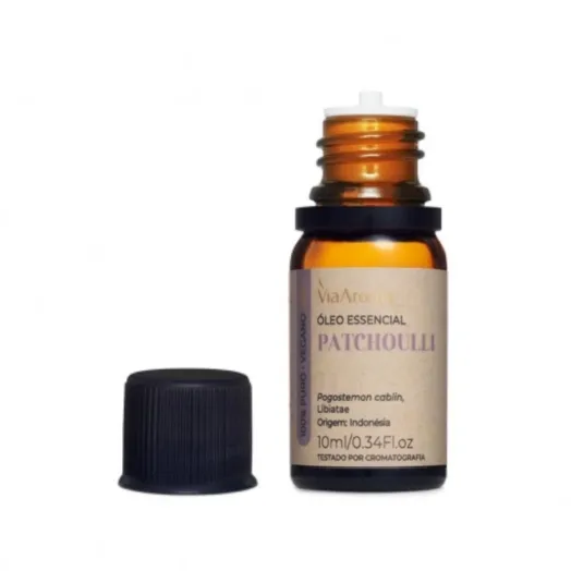 Óleo Essencial Patchoulli Via Aroma - 10ml Produto Óleo Essencial Patchoulli Via Aroma - 10ml