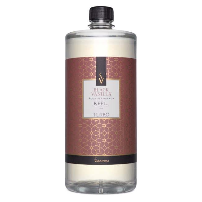 Refil Água Perfumada Black Vanilla Via Aroma - 1l